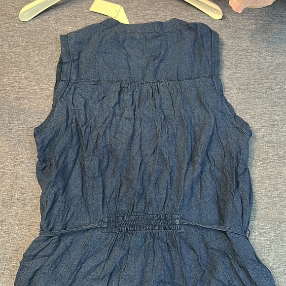 NWT Splendid Willow Tie-Waist Dark Wash Dress - Size Small - Picture 5 of 5